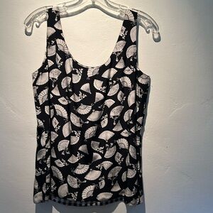 Reversible silk camisole.
